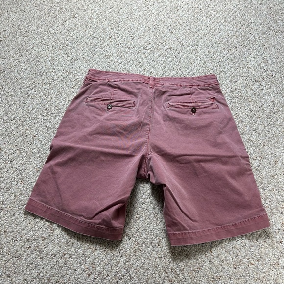 American Eagle Outfitters Extreme Flex Chino Shorts Red Mens Size 33 - Picture 3 of 11